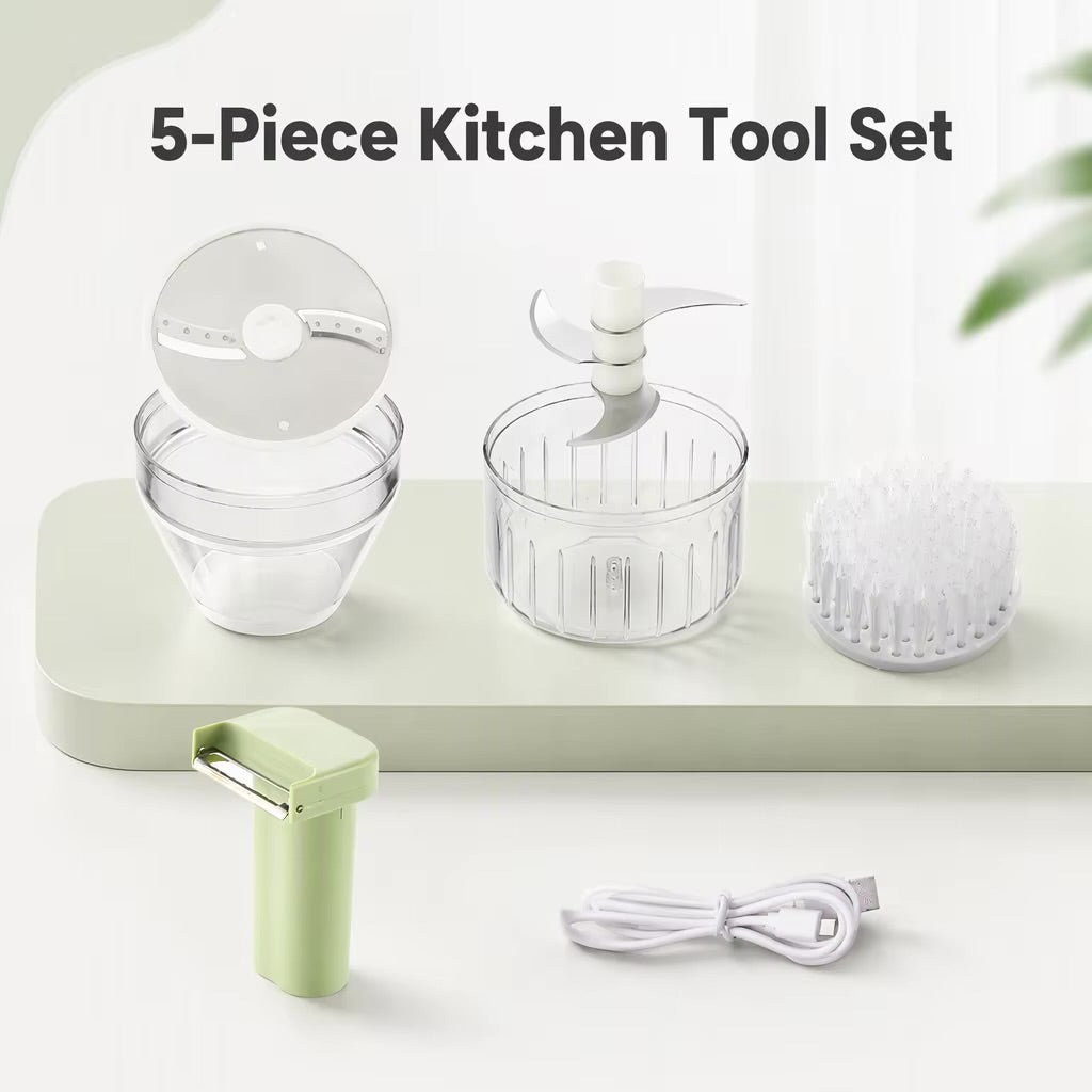 4-in-1 Cordless Electric Vegetable Cutter