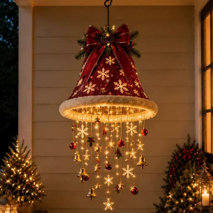 LED Santa Hat Hanging Christmas Ornament