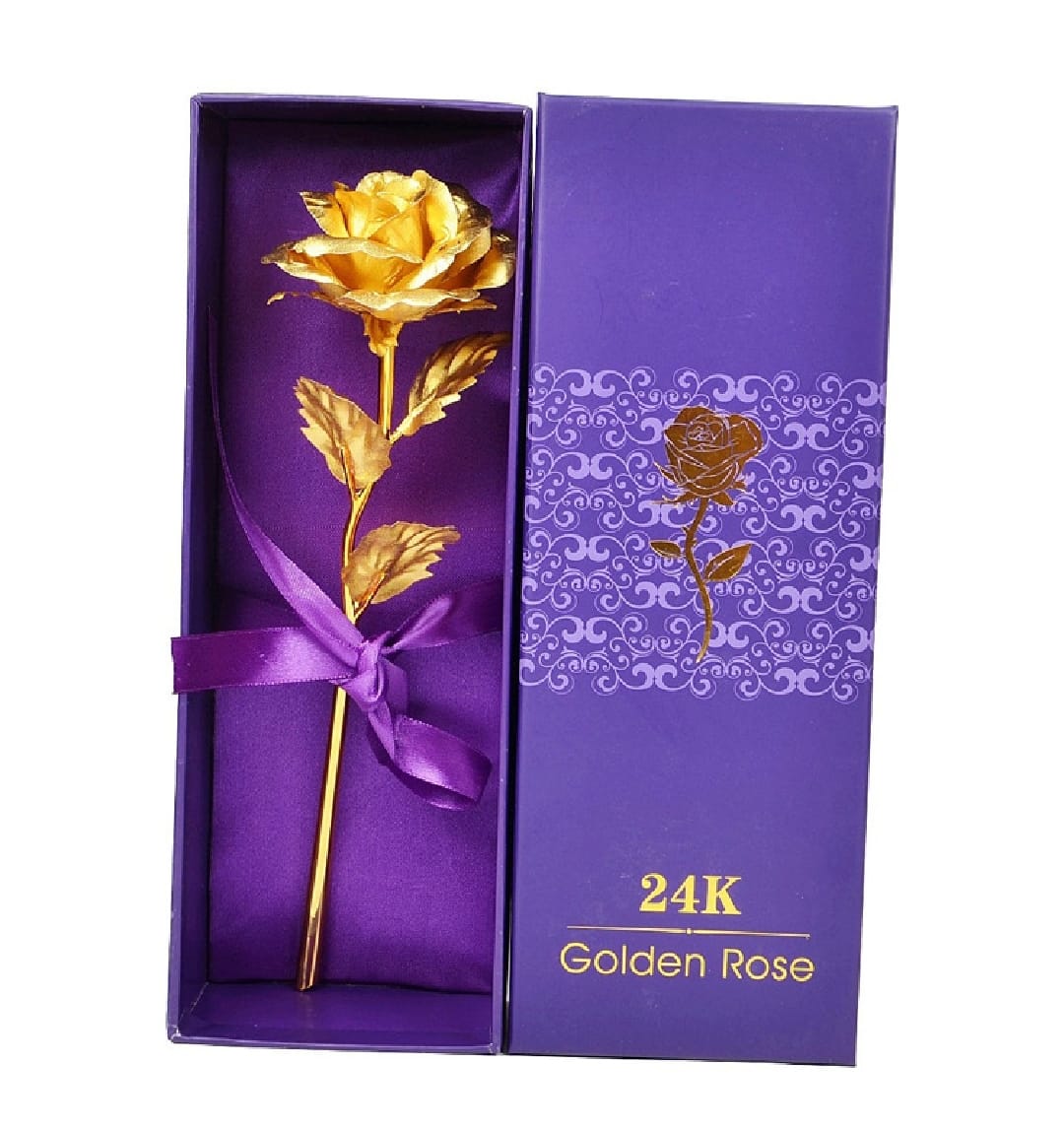 Colorful Crystal Rose - Gold