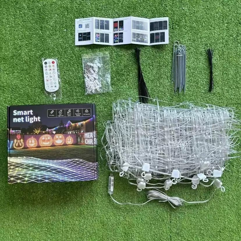 Programmable RGBIC Smart LED Net Light