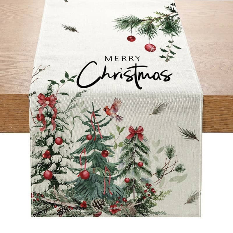 Festive Christmas Table Runner